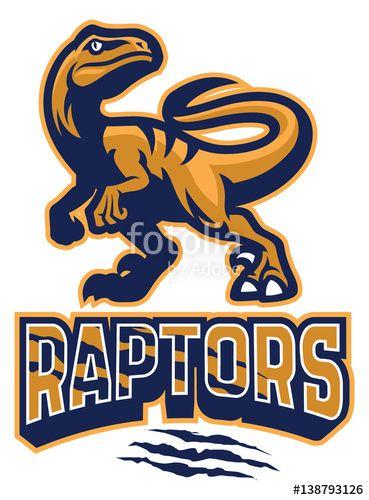 Velociraptor Logo - Set of Raptor mascot