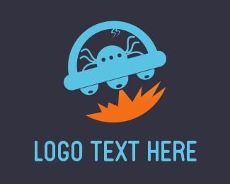 UFO Alien Logo - Alien Logo Maker | Best Alien Logos | BrandCrowd