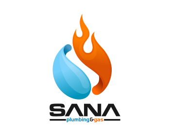 Sana Logo - Logo design entry number 19 by masjacky | Sana Plumbing & Gas logo ...