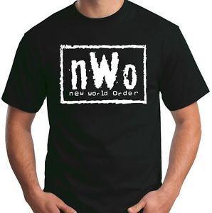 NWO Logo - New World Order T-Shirt nWo Logo WCW Professional Wrestling Size S ...