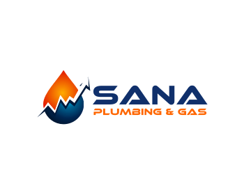 Sana Logo - Logo design entry number 61 by mungki | Sana Plumbing & Gas logo contest