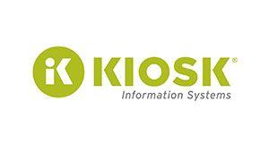 Kiosk Logo - Standing Landscape Tablet Blue | KIOSK