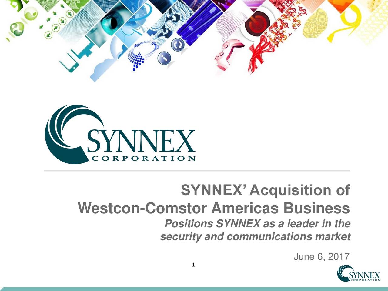 SYNNEX Logo - Synnex (SNX) Acquires Westcon Comstor Americas Business For $600M