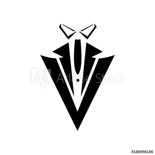 Tuxedo Logo - tuxedo logo - Buy this stock photo and explore similar images at ...