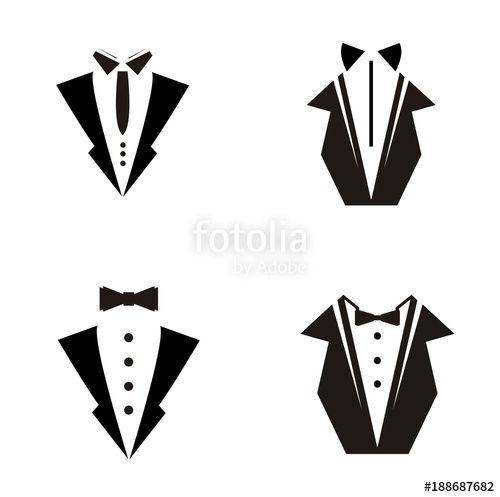 Tuxedo Logo - Tuxedo Logo Design And Royalty Free Image On Fotolia