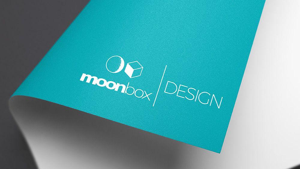 Turquoise Logo - Moonbox Design Logo Design. Matt Philpotts Design
