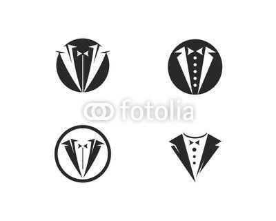 Tuxedo Logo - Tuxedo logo vector. Buy Photo