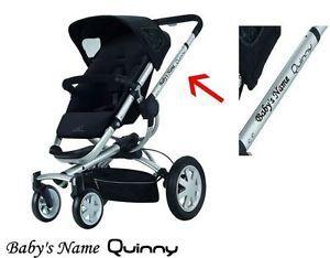 Quinny Logo - PERSONALISED NAME QUINNY LOGO BUZZ ZAPP PRAM STICKERS DECALS CHOICE ...