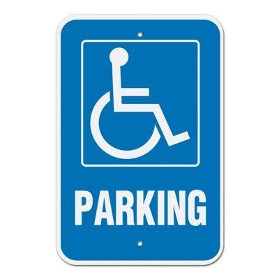 Hanicap Logo - Handicap Signs - Parking Handicap Symbol | Emedco