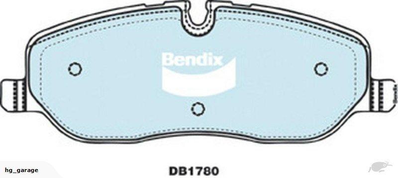 Bendix Logo - Bendix 4WD SUV Disc Brake Pad Set (set of 4) DB1780 -4WD fits
