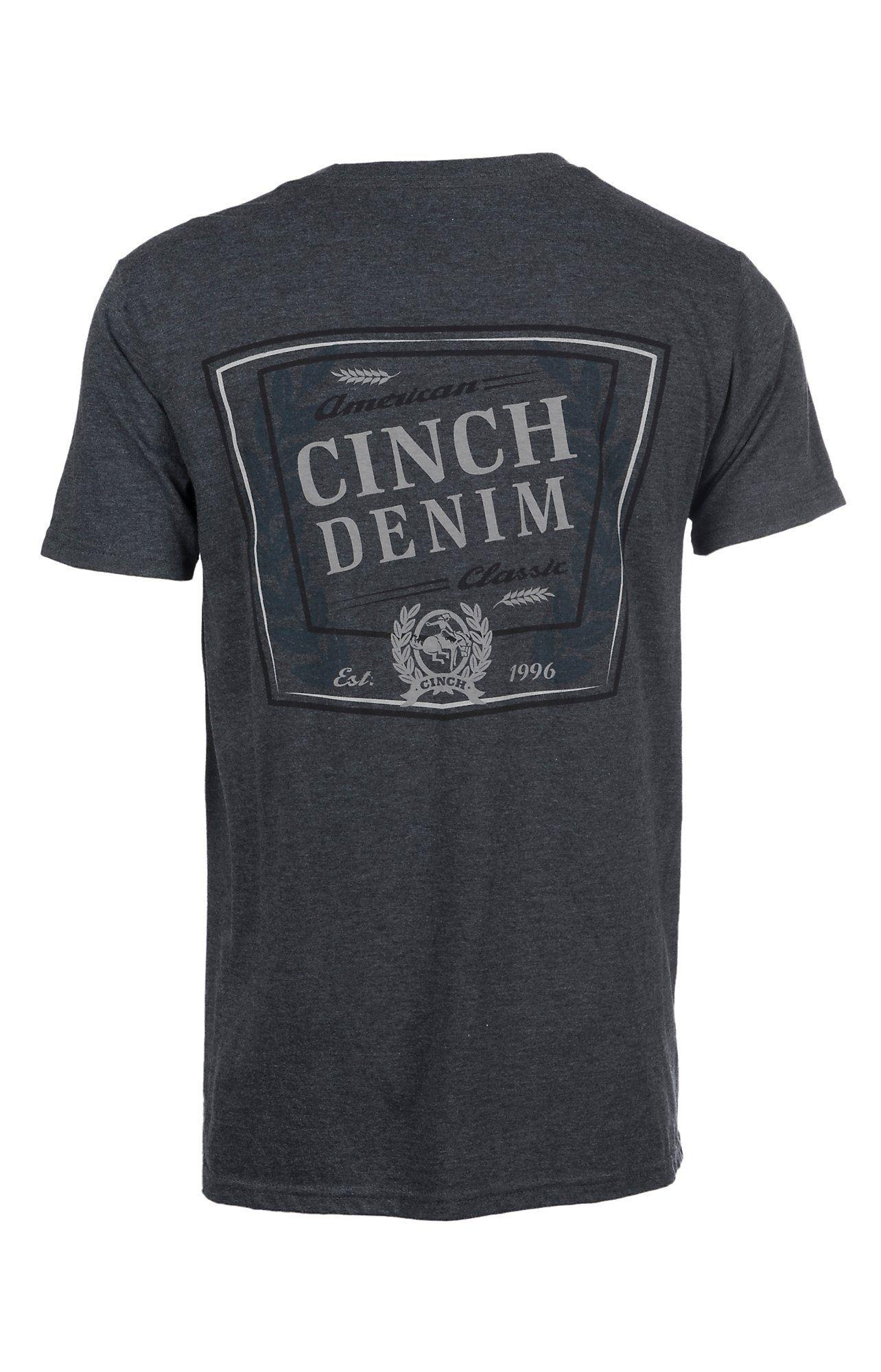 Cinch Logo - Cinch Men's Black Logo Short Sleeve T Shirt