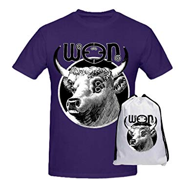 Ween Logo - Zar Mollusk Ween Logo T Shirt for Mens Purple: Clothing
