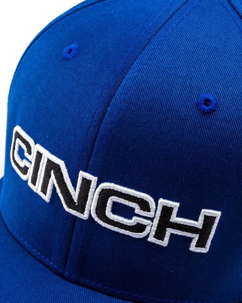 Cinch Logo - Cinch Men's Blue 3D Logo Flexfit Cap