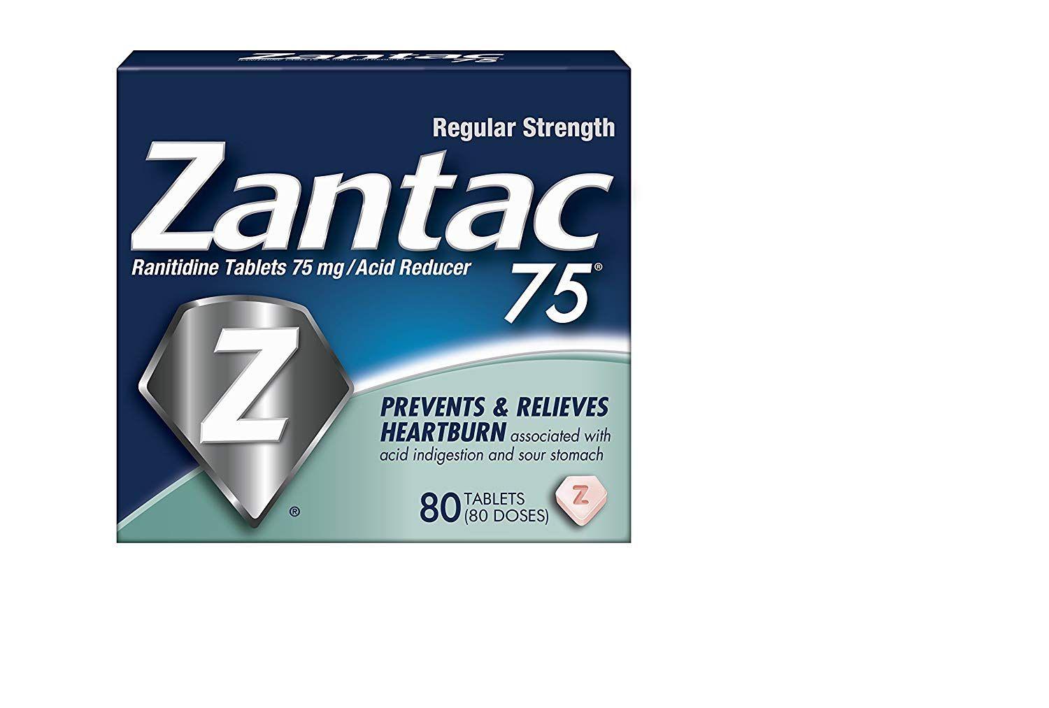 Zantac Logo - Zantac 75 Acid Reducer Tablets 80 Ct: Health & Personal Care