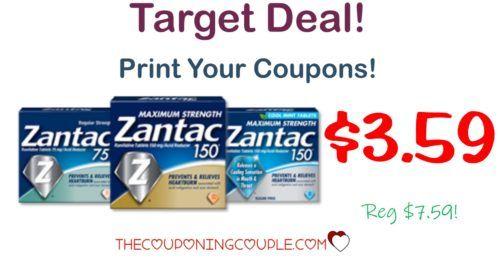 Zantac Logo - HOT* Zantac Deal at Target with NEW Printable Coupon!
