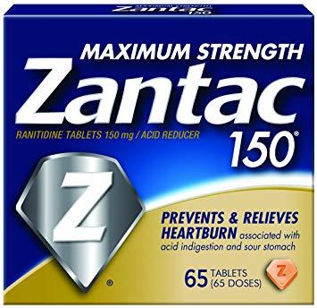 Zantac Logo - Amazon.com: Zantac 150 Maximum Strength Tablets, 65 Count, Helps ...
