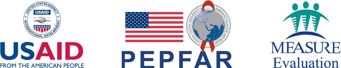 PEPFAR Logo - USAID, PEPFAR, MEASURE Evaluation logos.jpg