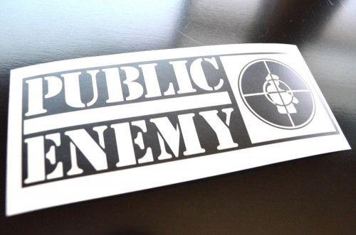 ArtFire Logo - Public Enemy Logo x 2 Decal. DeftPerception on ArtFire