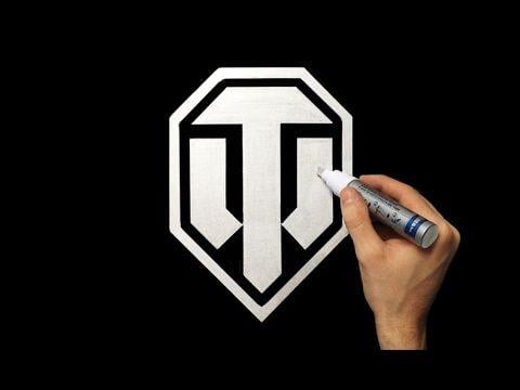 Tanks Logo - World of Tanks Logo - Speed Drawing (How To Draw) - YouTube
