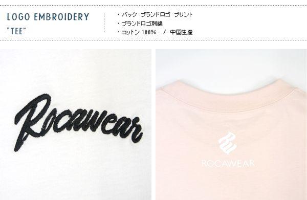 Rocawear Logo - HELLOS: □30% OFF □ ROCAWEAR (Rocaware) /LOGO EMBROIDERY TEE (short