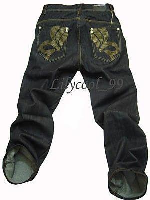 Rocawear Logo - Roca Wear Men's Logo Golden Embro Jeans - 38 rocawear | #74112350
