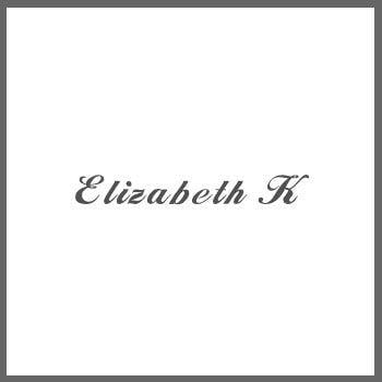 Elizabeth Logo - Elizabeth K | De La Rosa's Bridal