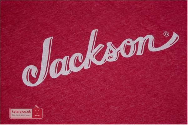 Jackson Logo - JACKSON Logo T-Shirt Heather Red L T-Shirt