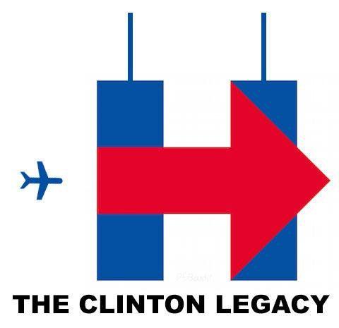 Clinton Logo - Tweeters turn Hillary Clinton campaign logo into bizarre 9/11 ...