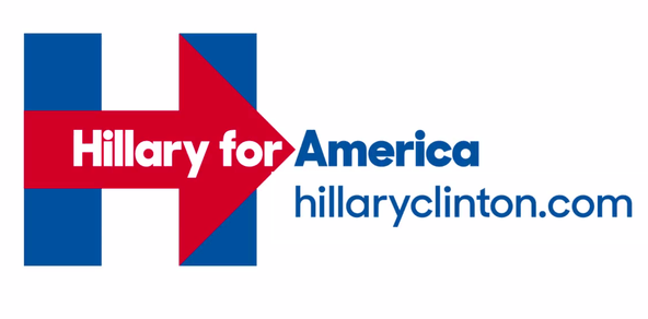 Clinton Logo - Shooting Arrows at Hillary Clinton's New Campaign Logo - First Draft ...