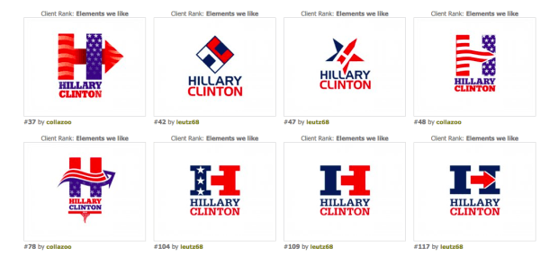 Clinton Logo - Hate Hillary Clinton's logo? Check out these designs – GeekWire