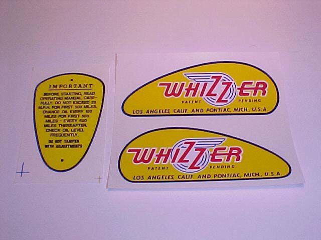 Whizzer Logo - Whizzer Accessories