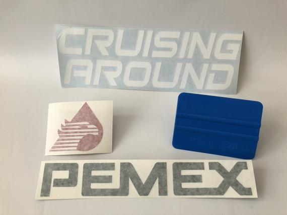 Pemex Logo - Trokiando CRUISING AROUND Decal & Pemex Logo Window Graphics