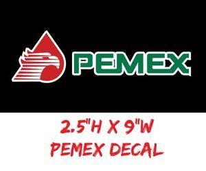 Pemex Logo - 1 Pemex Gas Station logo, Car windshield JDM Decal, Sticker racing ...