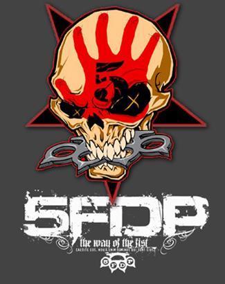 5Fpd Logo - Five Finger Death Punch V Carved Wall Art