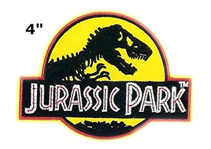 Jurassic Logo - Jurassic World T Rex 4 Movie Park Logo Raptor Dinosaurs