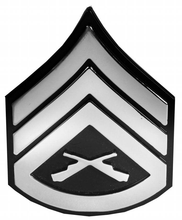 Sargent Logo - Patch - Staff Sargent Chrome Emblem Car Badge - SeeThruGraphics and ...