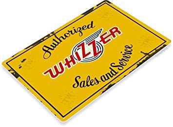 Whizzer Logo - Amazon.com: Tinworld TIN Sign “Whizzer Sales Service” Metal Decor ...