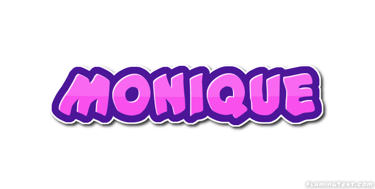 Monique Logo - Monique Logo. Free Name Design Tool from Flaming Text