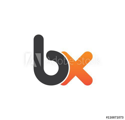 BX Logo - bx logo initial grey and orange - Buy this stock vector and explore ...