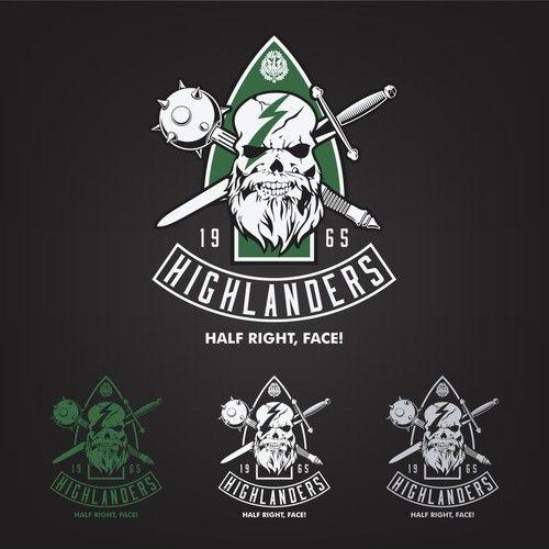 Highlanders Logo - Army Airborne 