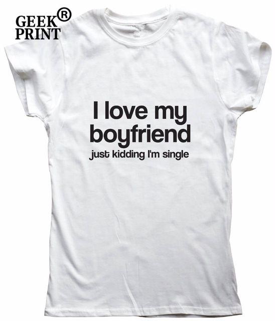 Boyfriend Logo - funny t shirts women men gift humour tee slogan top I love my ...
