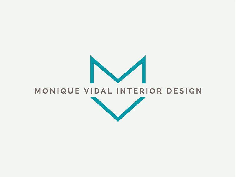 Monique Logo - Monique Vidal Interior Design Logo by Kimi Mischke | Dribbble | Dribbble