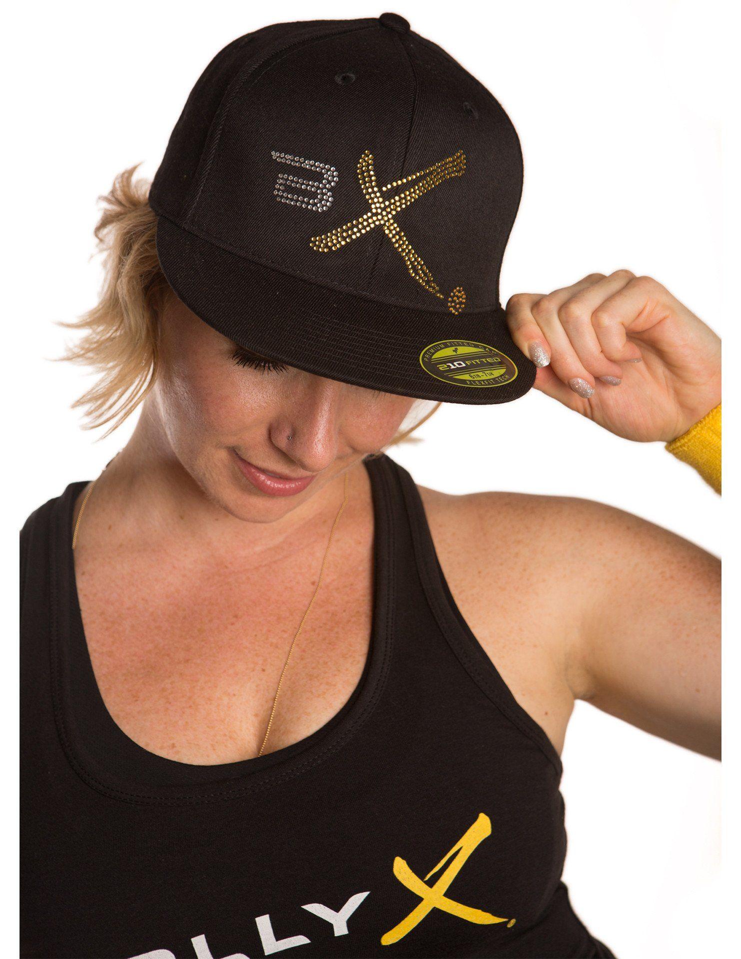 BX Logo - Black Hat with Glitzy Bx Logo - BollyX The Bollywood Workout