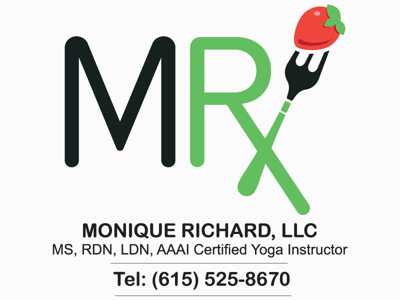 Monique Logo - sidebar-logo - Monique Richard, MS, RDN, LDN