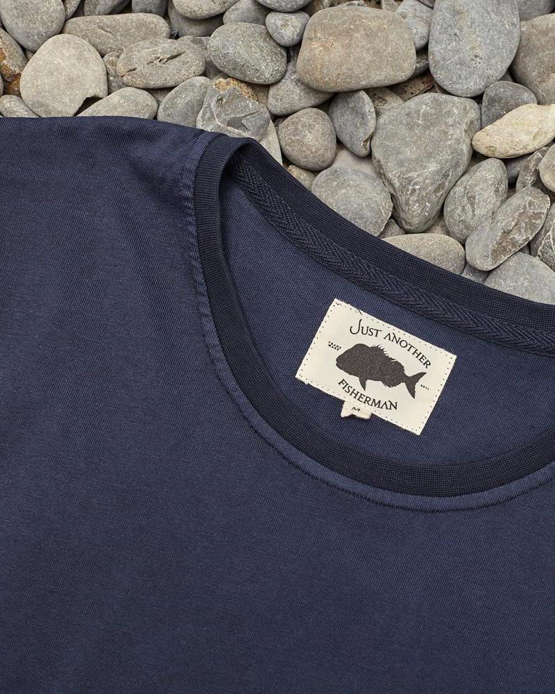 Snapper Logo - Just Another Fisherman Snapper Logo Tank - Navy – soulclothing.co.nz