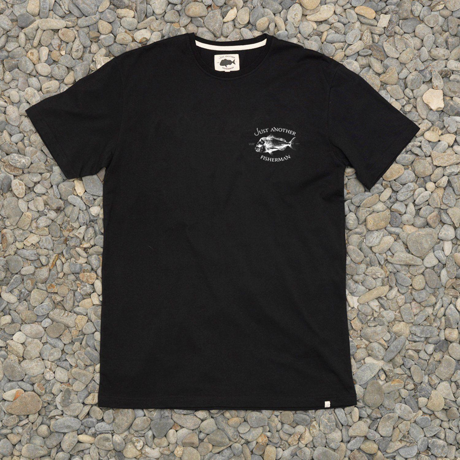 Snapper Logo - SNAPPER LOGO TEE - BLACK – Just Another Fisherman