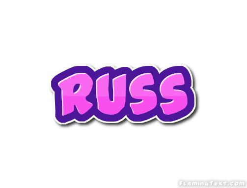 Russ Logo - Russ Logo | Free Name Design Tool from Flaming Text