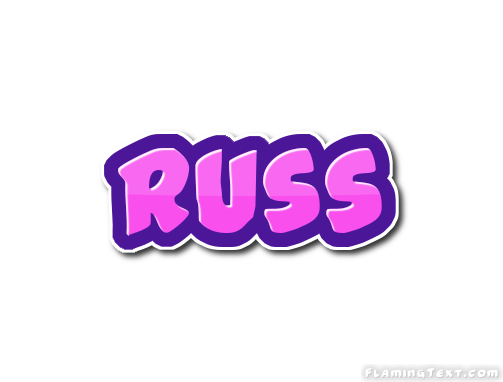 Russ Logo - Russ Logo. Free Name Design Tool from Flaming Text