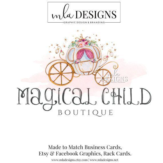 Carriage Logo - Carriage Logo Princess Logo Boutique Logo Floral Logo | Logos ...