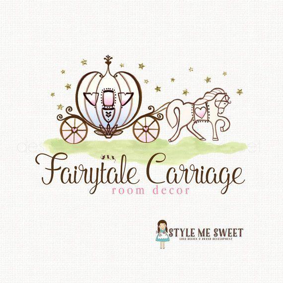 Carriage Logo - princess logo pumpkin carriage logo by stylemesweetdesign on Etsy ...